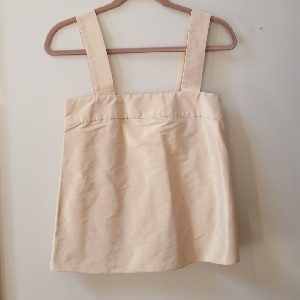 Tibi Iridescent tank, size small